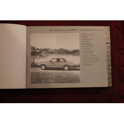 BMW 316 318i 320i 325i      USE AND SERVICE BOOK (1982) IN ITALIAN