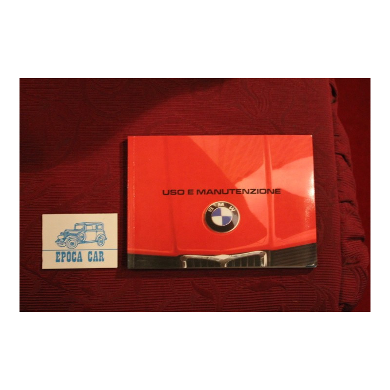 BMW 315 316 318i 320 323i      LIBRETTO USO E MANUTENZIONE (1981) IN ITALIANO