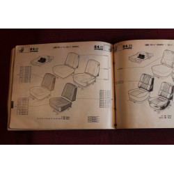 RENAULT FLORIDE E CARAVELLE       CATALOGUE PROVISOIRE DE PIECHES DE RECHANGE (SPARE PARTS CATALOGUE) (1964) MULTILINGUAL