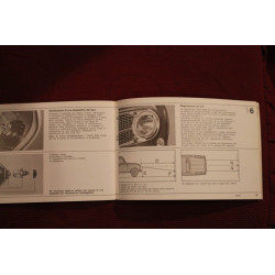 RENAULT 4    USE AND SERVICE BOOK (1968) IN ITALIAN  handwriting at page 1, for the rest good conditions