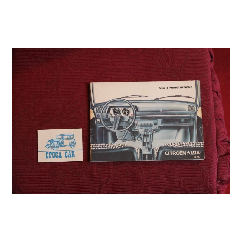 CITROEN LNA   USE AND SERVICE BOOK (1982)  IN ITALIAN