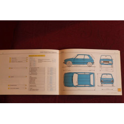 CITROEN LNA   USE AND SERVICE BOOK (1982)  IN ITALIAN