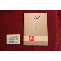 CITROEN AX      USE AND SERVICE BOOK       IN ITALIAN