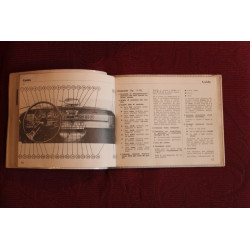 CITROEN DS       USE AND SERVICE BOOK (1968) IN ITALIAN