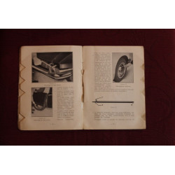 CITROEN DS 19     NOTICE D' ENTRETIEN (USE AND SERVICE BOOK) IN FRENCH   cover a little dirty