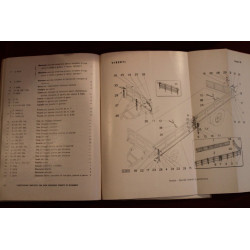 RIMORCHI A TRE ASSI 181 T   CATALOGO PARTI DI RICAMBIO (1962) buono stato