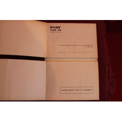 1100 TN  tipo 217 N     CATALOGO PARTI DI RICAMBIO (3° EDIZIONE 1969) buono stato