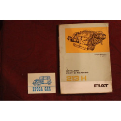 ENGINE   213 H        SPARE PARTS CATALOGUE (2° EDITION 1965) good condition