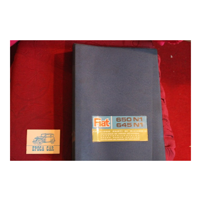 650 N1 / 645 N1   SPARE PARTS CATALOGUE (1° EDITION 1968)  good condition
